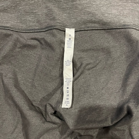Lululemon Wunder Under grey leggings - Picture 2 of 3
